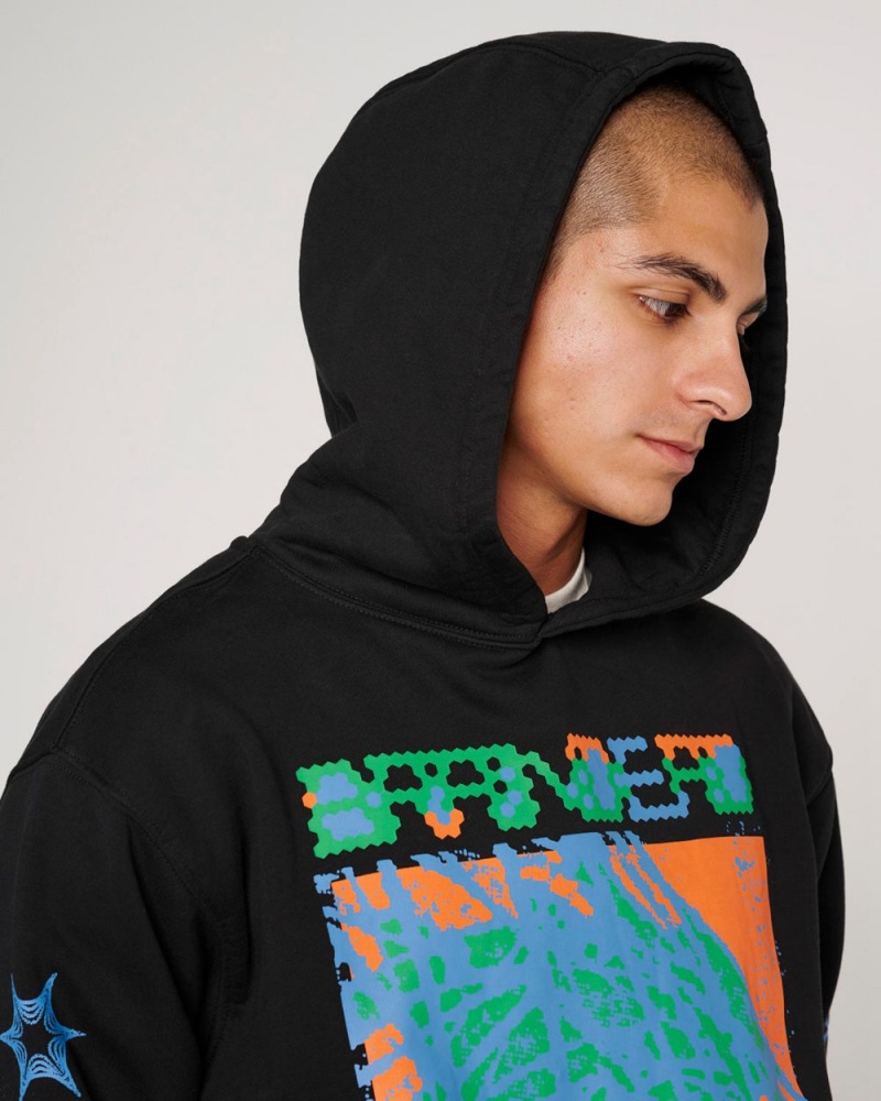 Black Brain Dead Videosphere Hoodie | AU 4705928-XN