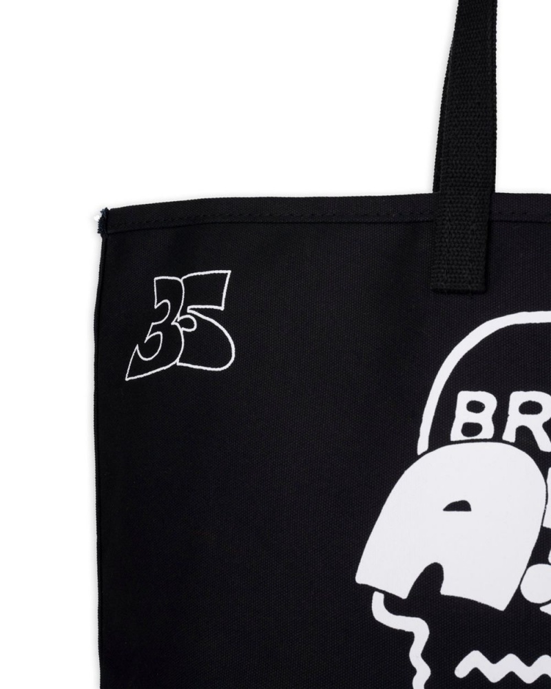 Black Brain Dead X A.P.C. Logohead Steele Tote Bag | AU 2138095-FM