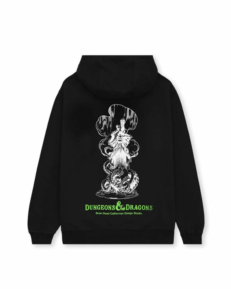 Black Brain Dead X Dungeons & Dragons Castle Hoodie | AU 8579346-AJ