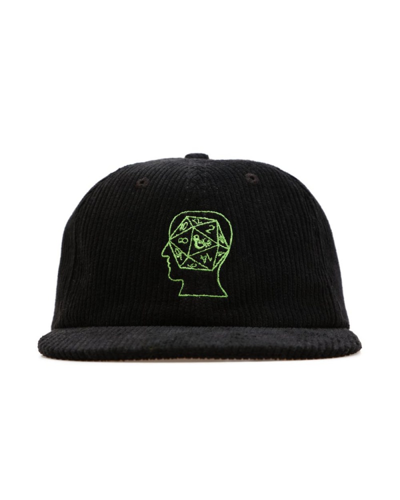 Black Brain Dead X Dungeons & Dragons Head Dice Hat | AU 0952817-PS