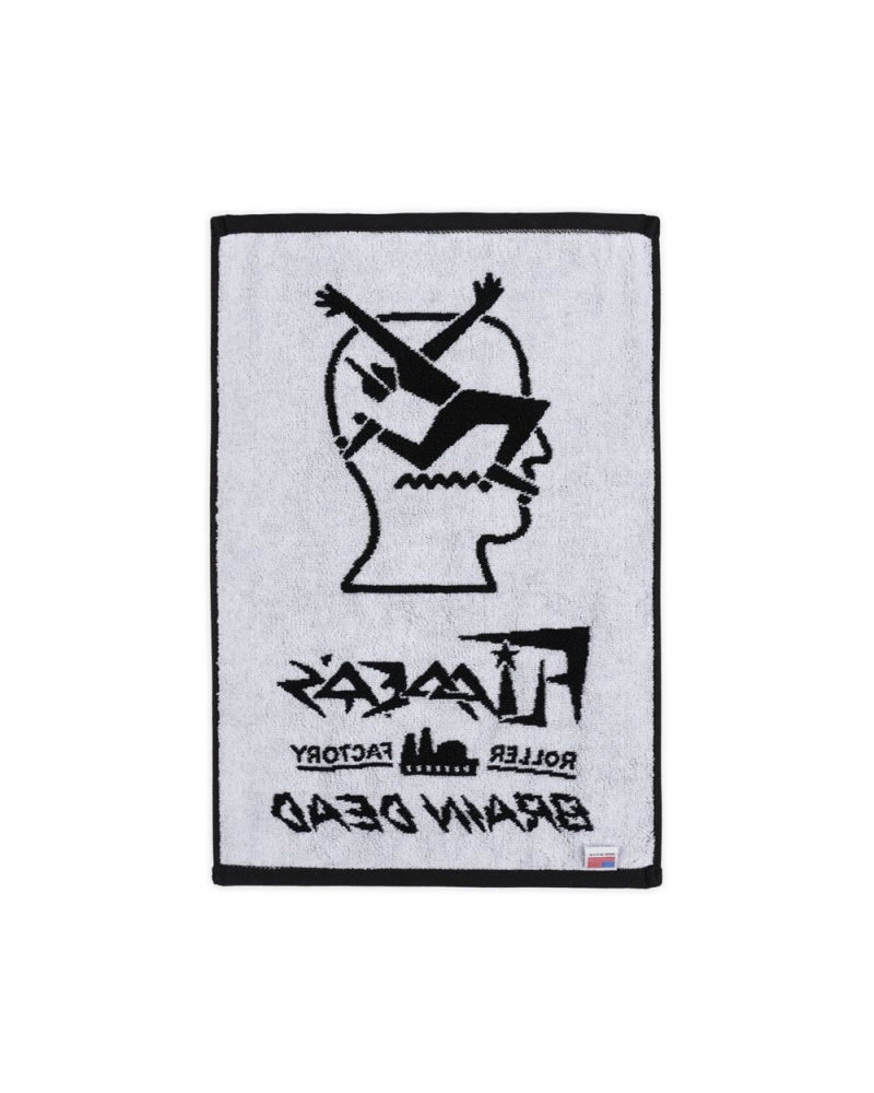 Black Brain Dead X Flippers Roller Factory Hand Towel | AU 3762154-NQ