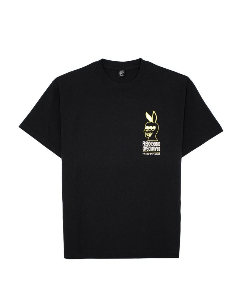 Black Brain Dead X Freddie Gibbs T-Shirt | AU 0685792-PS