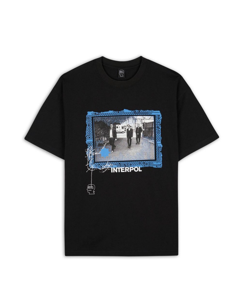 Black Brain Dead X Interpol Atiba Jefferson Photo #2 T-Shirt | AU 1867304-MI