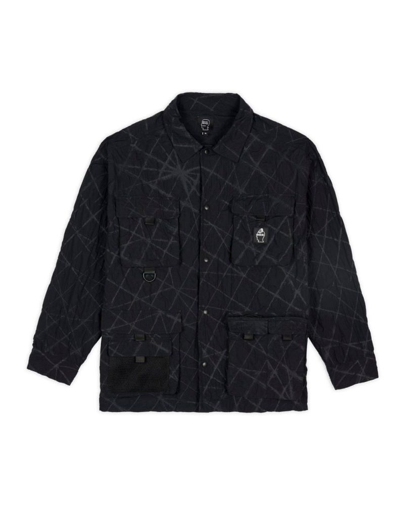 Black Brain Dead X Invincible Miller Chore Coat Jacket | AU 8349527-IM