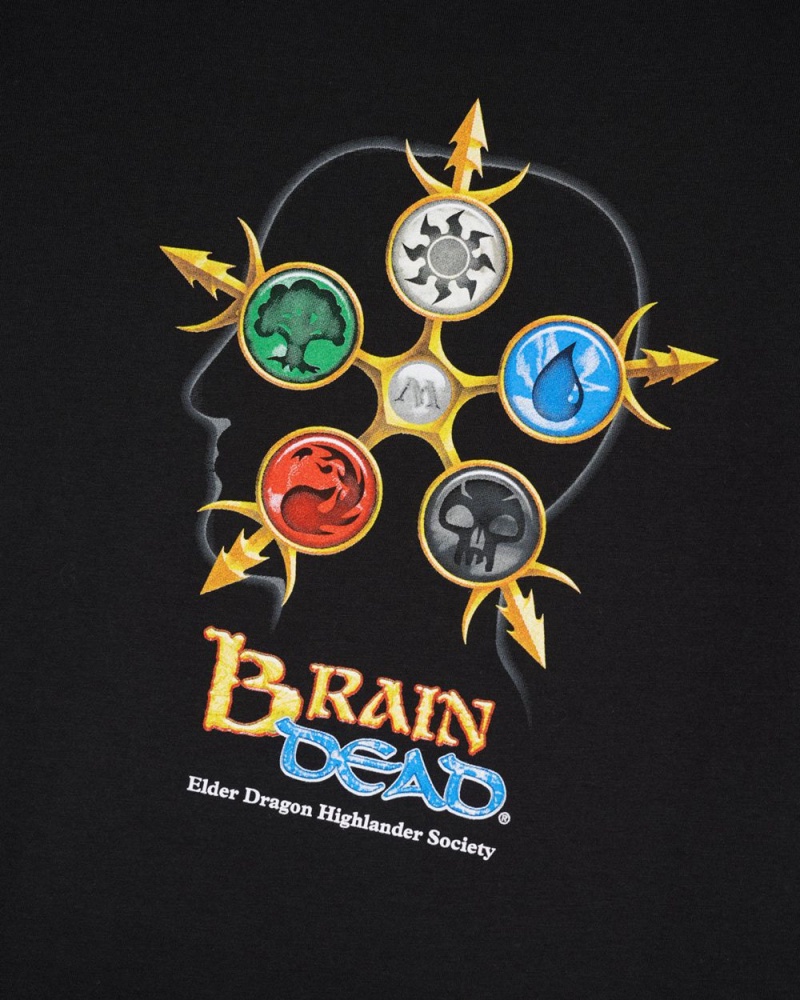 Black Brain Dead X Magic: The Gathering Hypergraphic T-Shirt | AU 4017832-HS