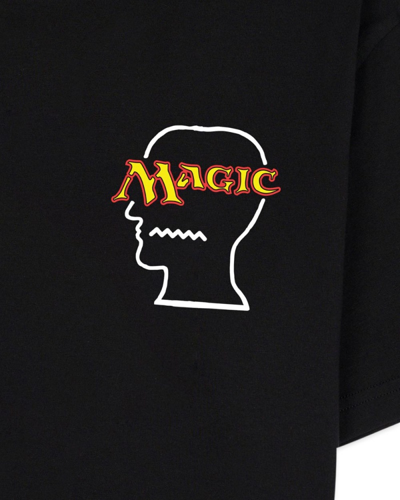 Black Brain Dead X Magic: The Gathering Logo Tee T-Shirt | AU 4965183-GO