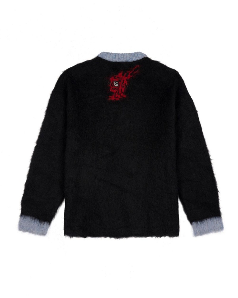 Black Brain Dead X NBA Miami Heat Alpaca Sweater | AU 3274986-TX