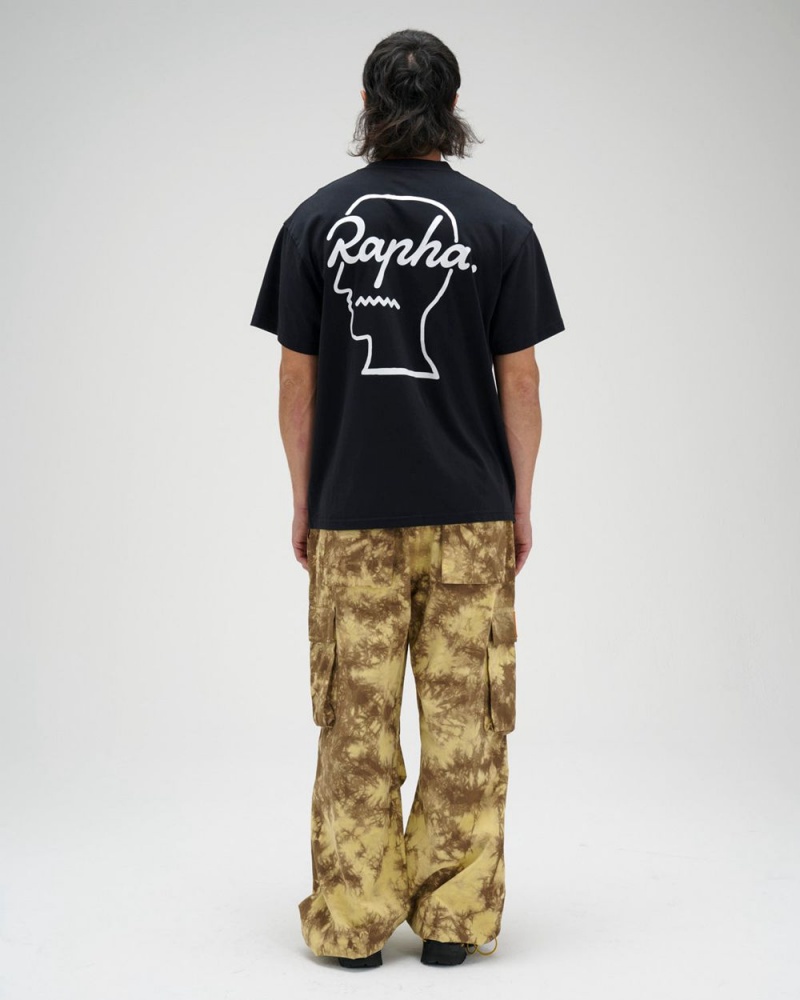 Black Brain Dead X Rapha Raphahead T-Shirt | AU 5879201-FP