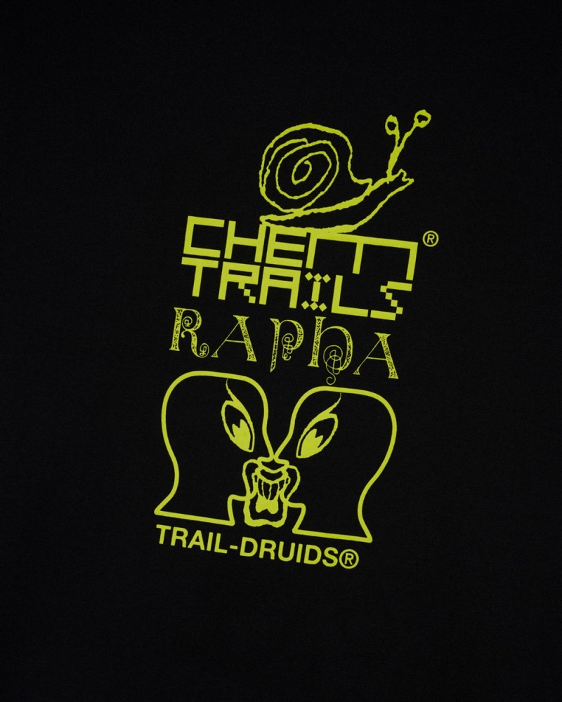 Black Brain Dead X Rapha Trail Ghoul Long Sleeve T-Shirt | AU 6514790-YE