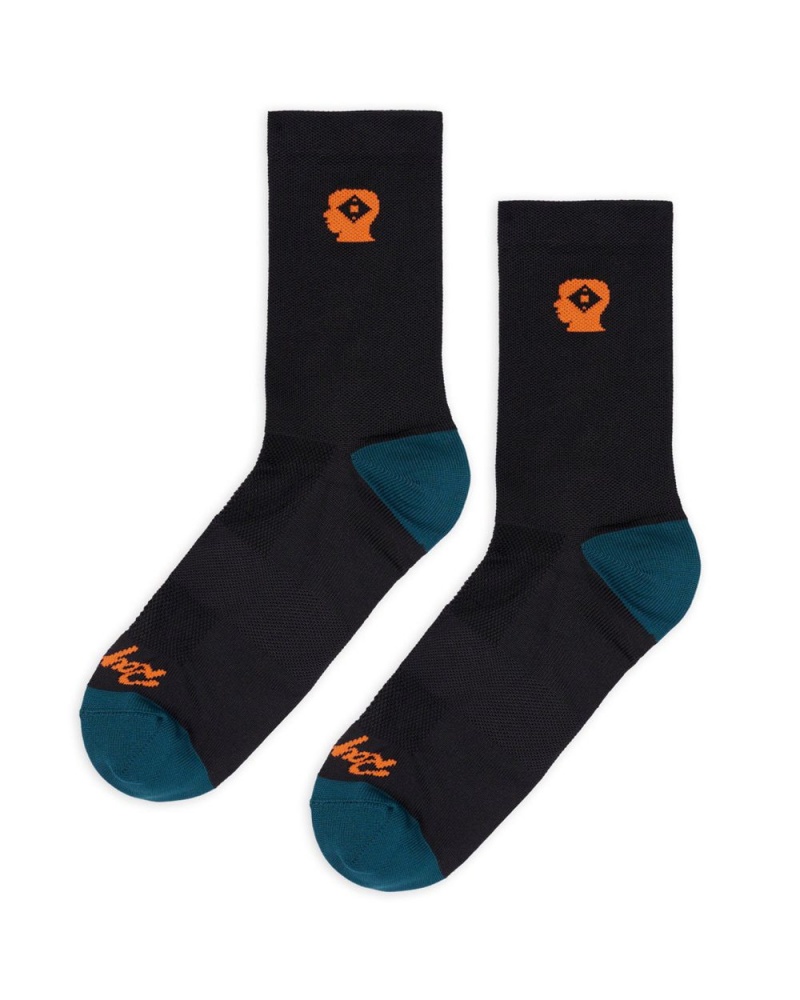 Black Brain Dead X Rapha Trail Socks | AU 4703815-SI