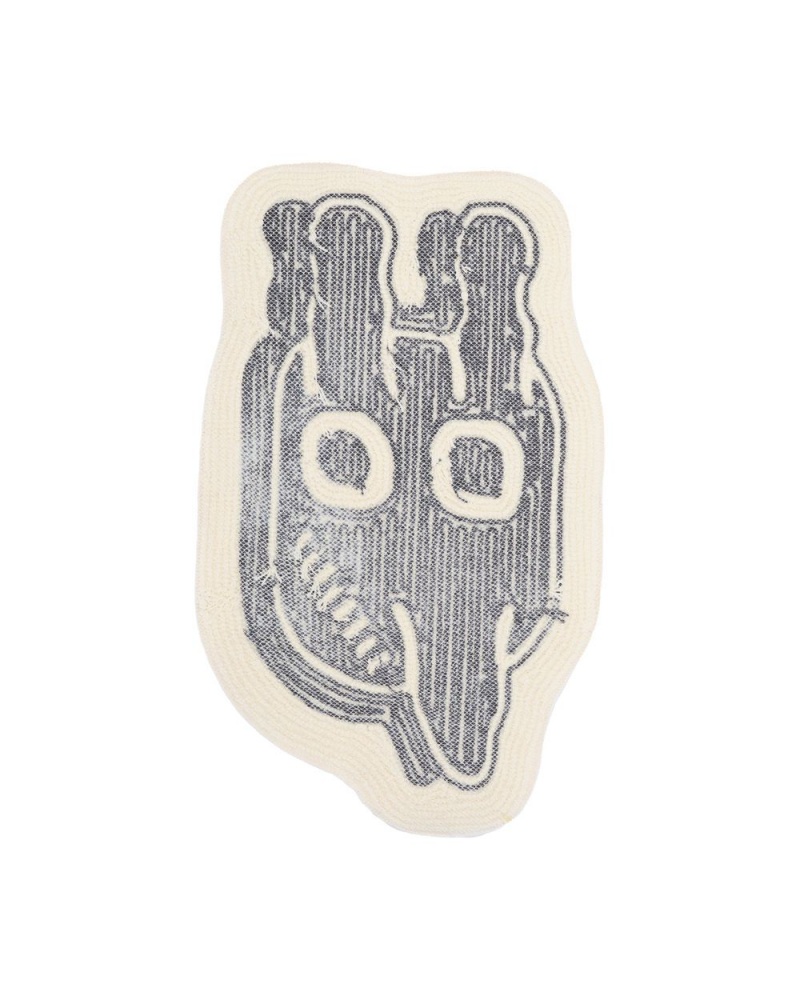 Black Brain Dead X Ray Johnson Rug | AU 7420951-FG