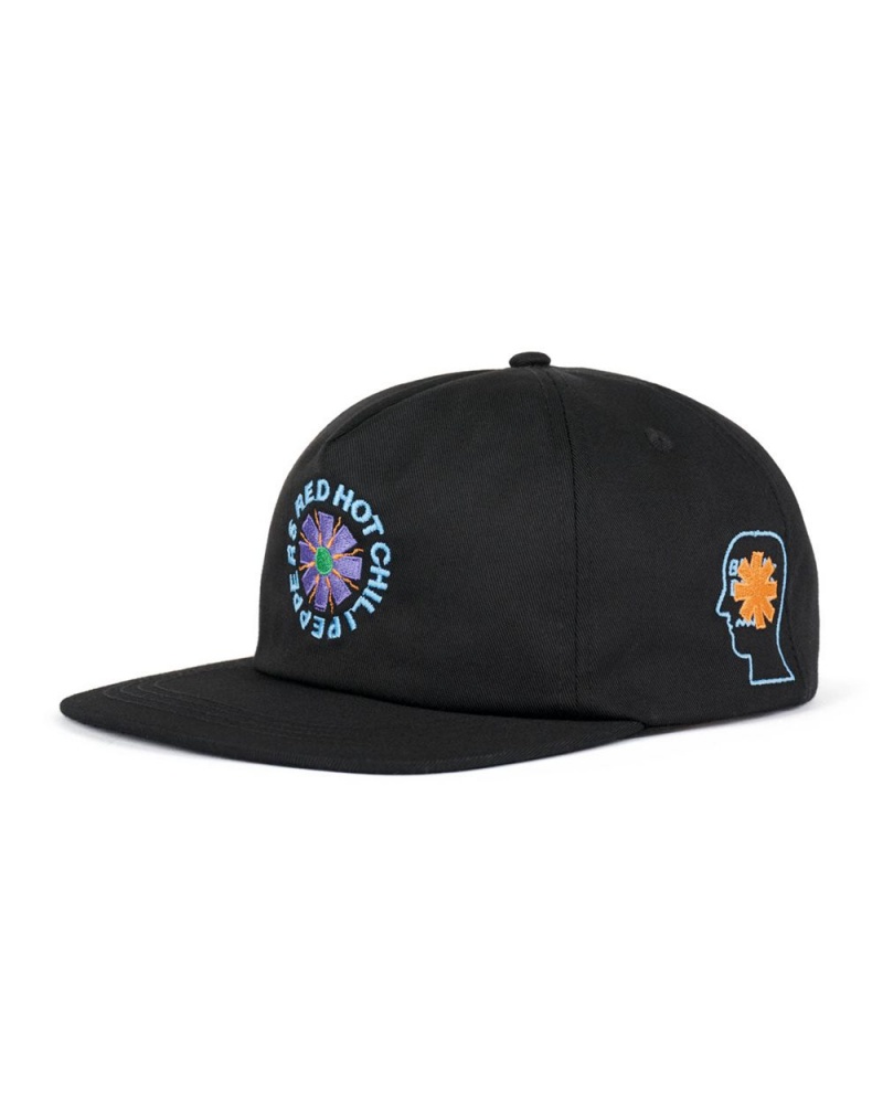 Black Brain Dead X Red Hot Chili Peppers Hat | AU 9153276-JL