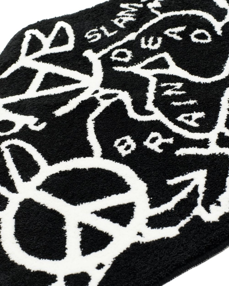 Black Brain Dead X Slam Jam Anarchy Bunny Love Rug | AU 7108932-SX