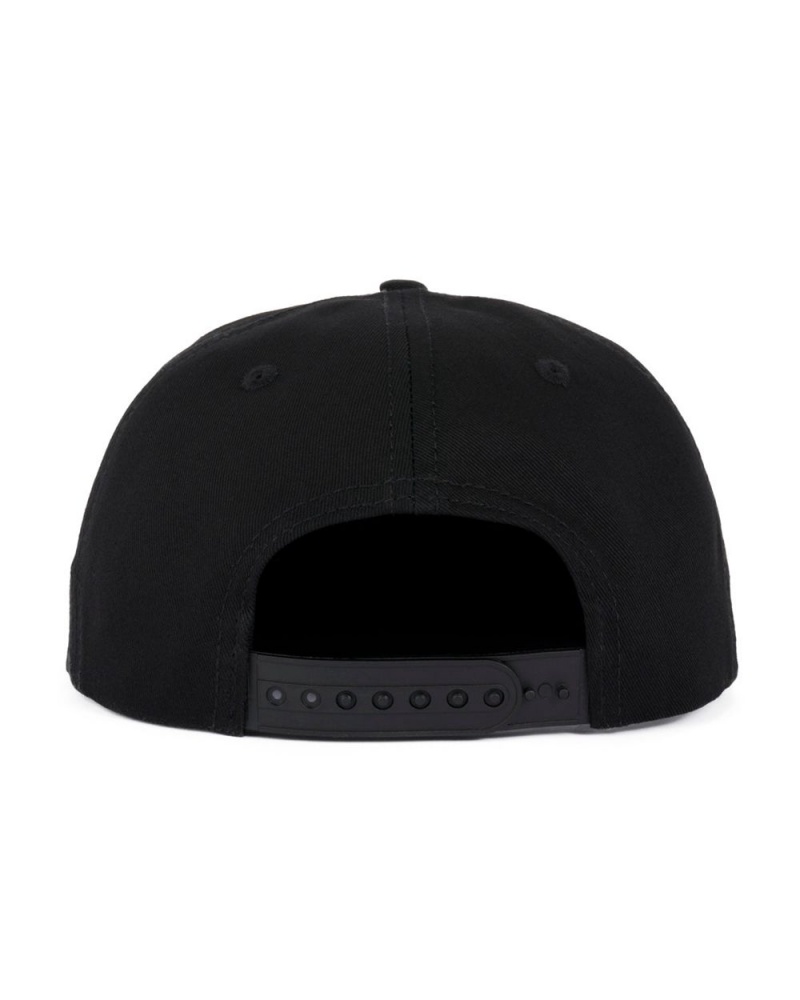 Black Brain Dead Yin Yang Twill 6 Panel Cap | AU 9156372-MC