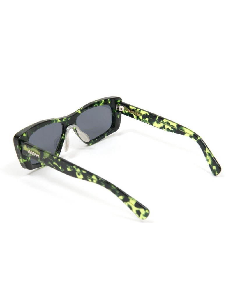 Black Green Brain Dead Kopelman Post Modern Primitive Eye Protection Sunglasses | AU 1652794-VD