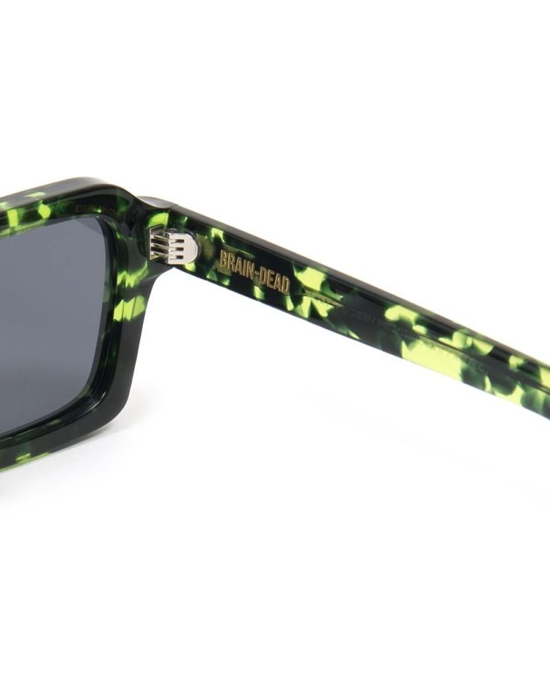 Black Green Brain Dead Staunton Post Modern Primitive Eye Protection Sunglasses | AU 7350918-IT