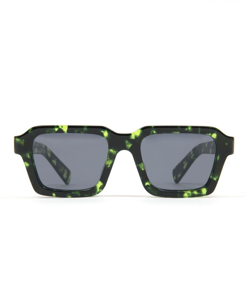 Black Green Brain Dead Staunton Post Modern Primitive Eye Protection Sunglasses | AU 7350918-IT