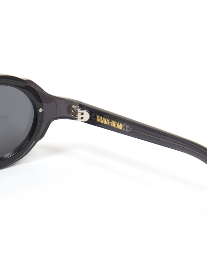 Black Silver Brain Dead Mutant Post Modern Primitive Eye Protection Sunglasses | AU 4827091-BN