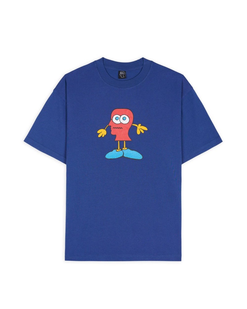 Blue Brain Dead Brainohead T-Shirt | AU 9851720-XU