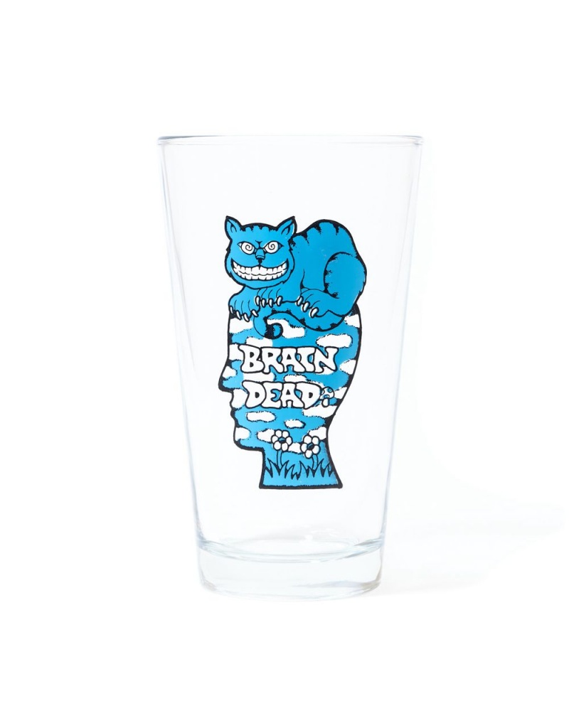 Blue Brain Dead Cat Grin Beer Can Glass Homeware | AU 5486209-AP