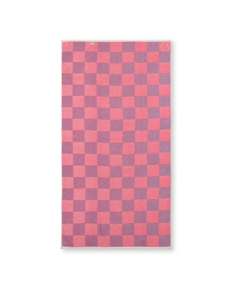 Blue Brain Dead Checkered Beach Towel | AU 1624057-OT