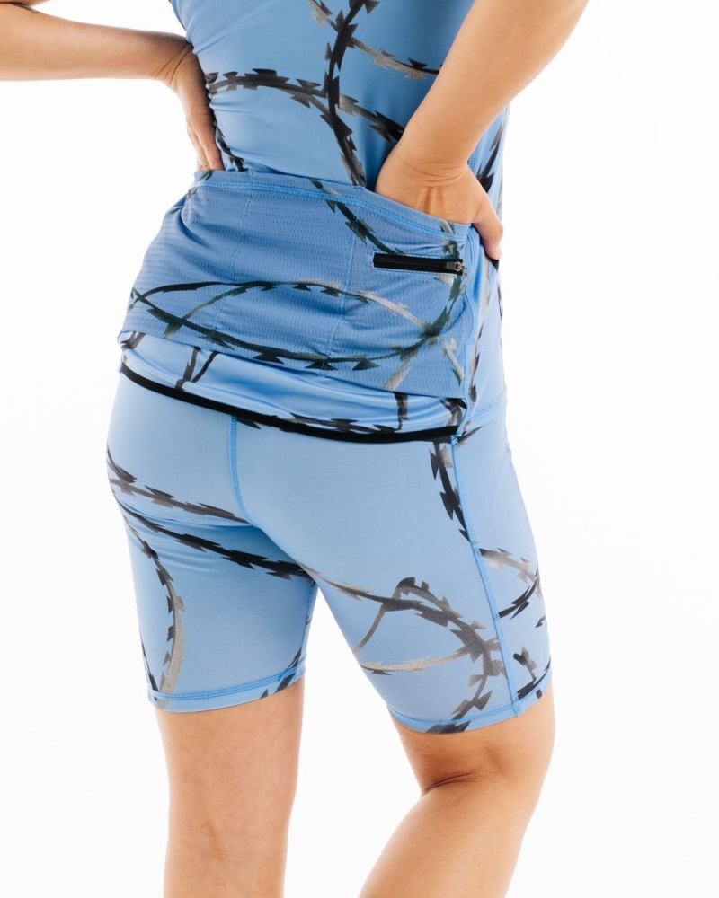 Blue Brain Dead Cycling Shorts | AU 6254398-TM