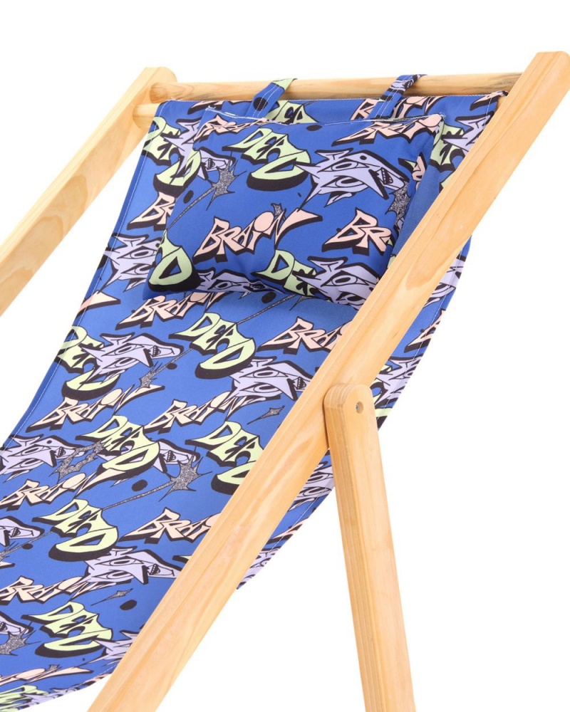 Blue Brain Dead Deck Chair Homeware | AU 8205714-CY