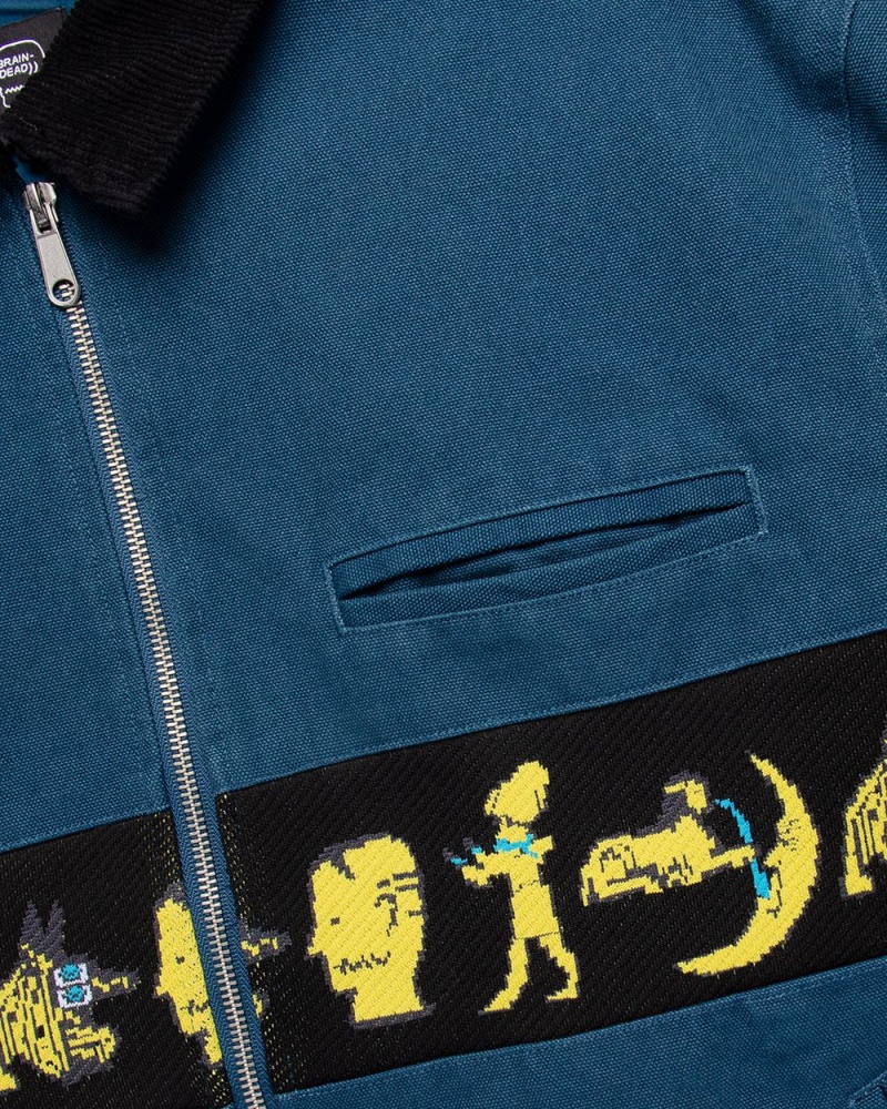 Blue Brain Dead Egyptian Canvas Jacket | AU 9182346-OL