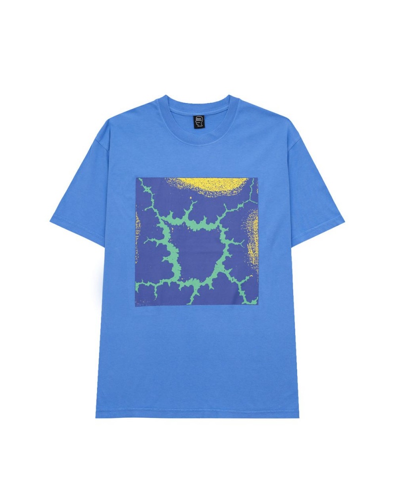 Blue Brain Dead Electric Owl T-Shirt | AU 1675932-VY