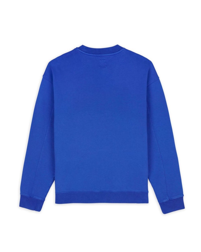 Blue Brain Dead Invisible Forces Crewneck Sweatshirt | AU 5879063-ZW