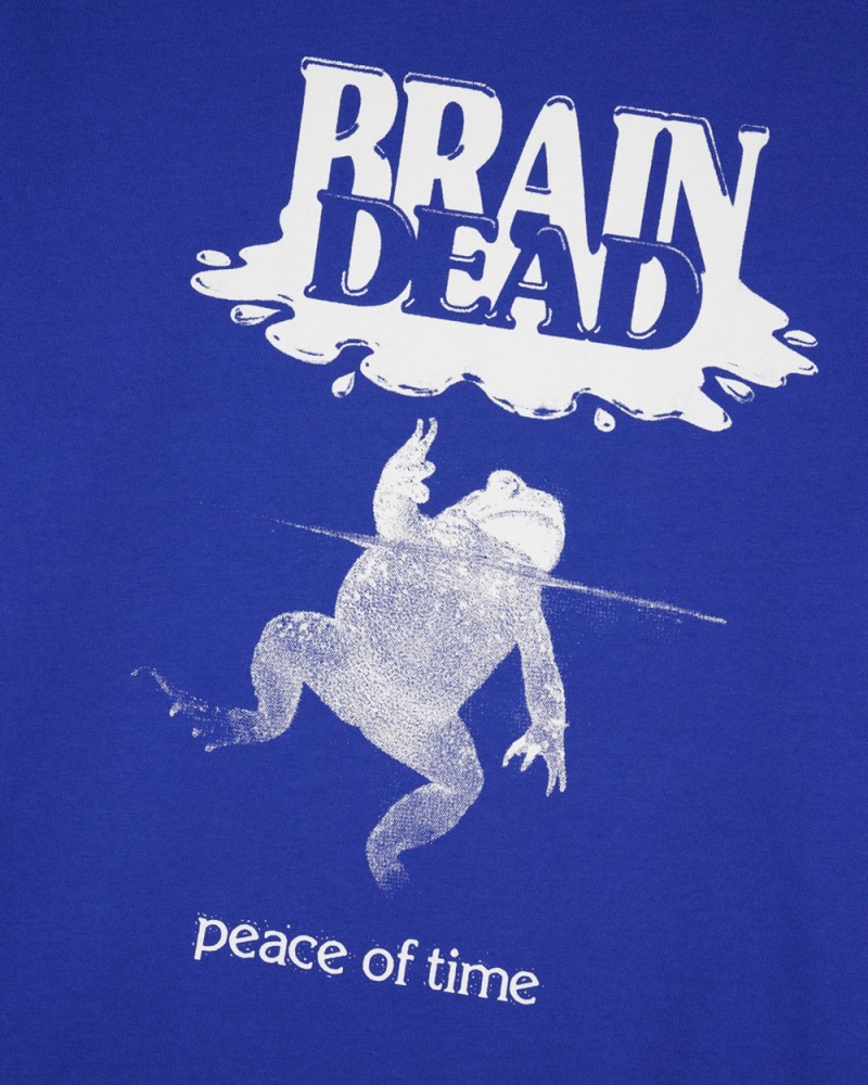 Blue Brain Dead Peace Of Time T-Shirt | AU 9530764-LB