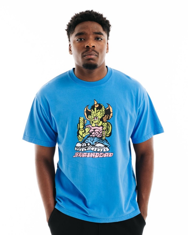 Blue Brain Dead Small Fry T-Shirt | AU 3279045-NH