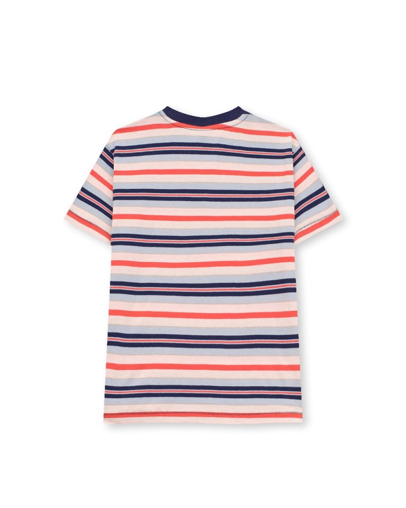 Blue Brain Dead Striped Baby T-Shirt | AU 1536278-CW