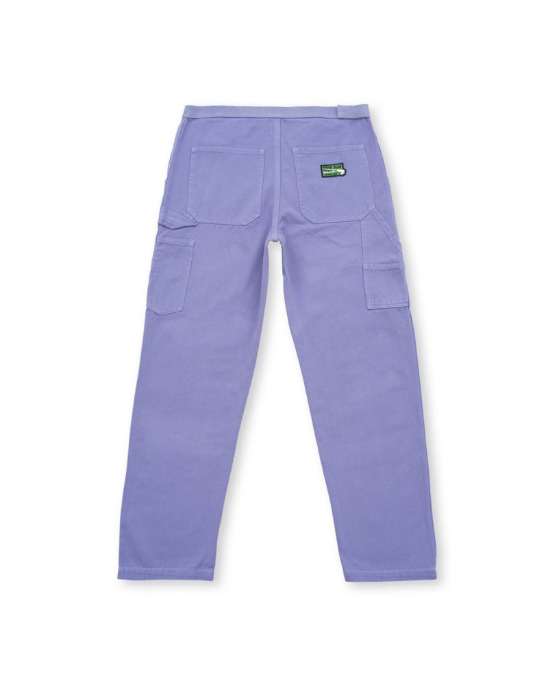 Blue Brain Dead Washed Hard/Software Velcro Carpenter Pant | AU 3856247-YW