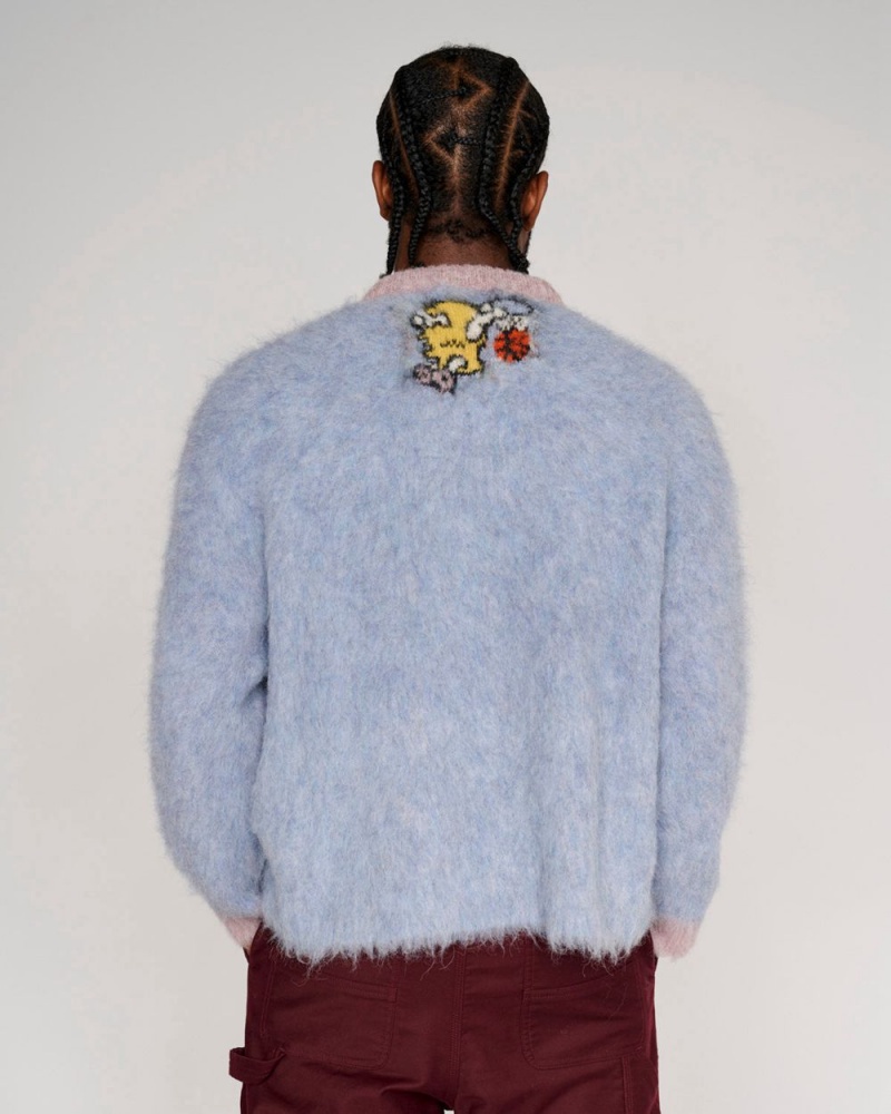 Blue Brain Dead X NBA Los Angeles Lakers Alpaca Sweater | AU 0153974-AV