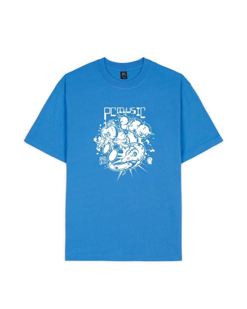 Blue Brain Dead X Pc Music T-Shirt | AU 6325907-UA