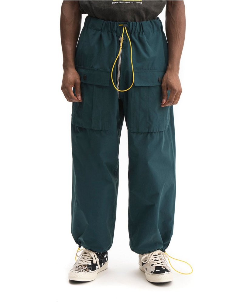 Blue Green Brain Dead Nylon Flight Pant | AU 3064928-CM