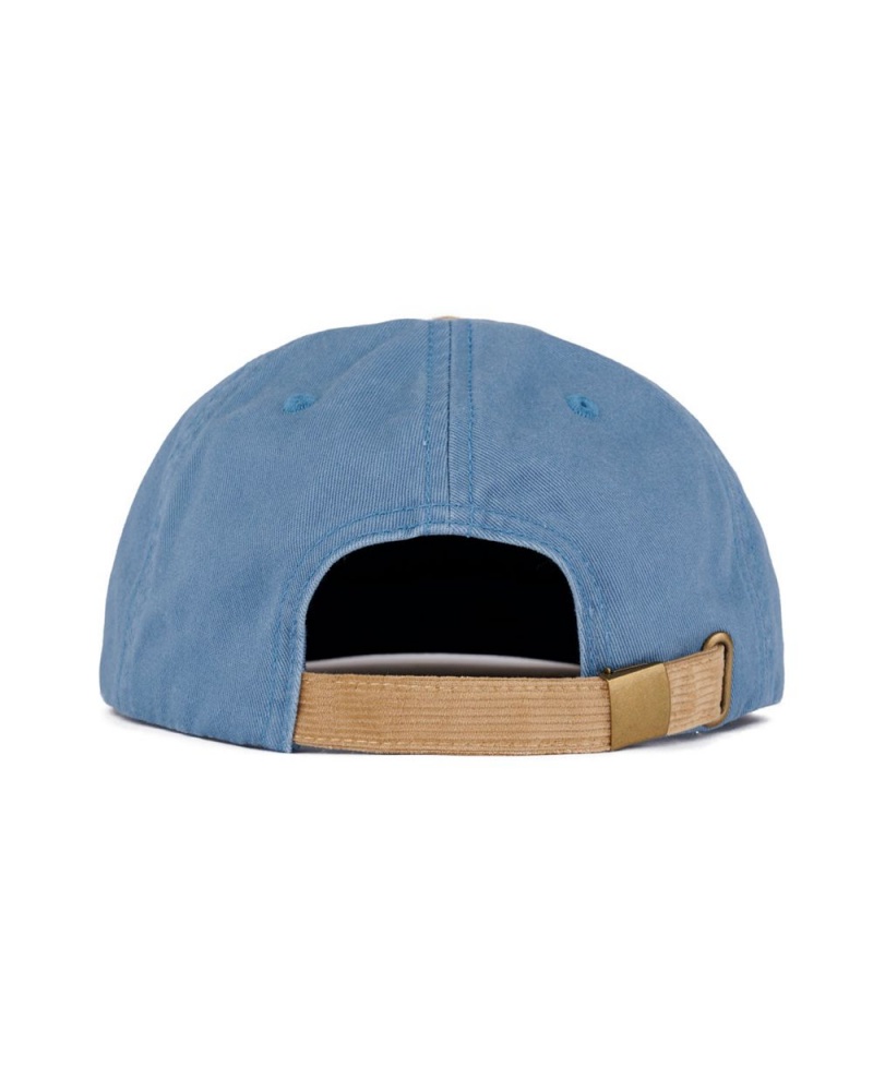 Blue Khaki Brain Dead Shark Attack 6 Panel Hat | AU 8103629-CV