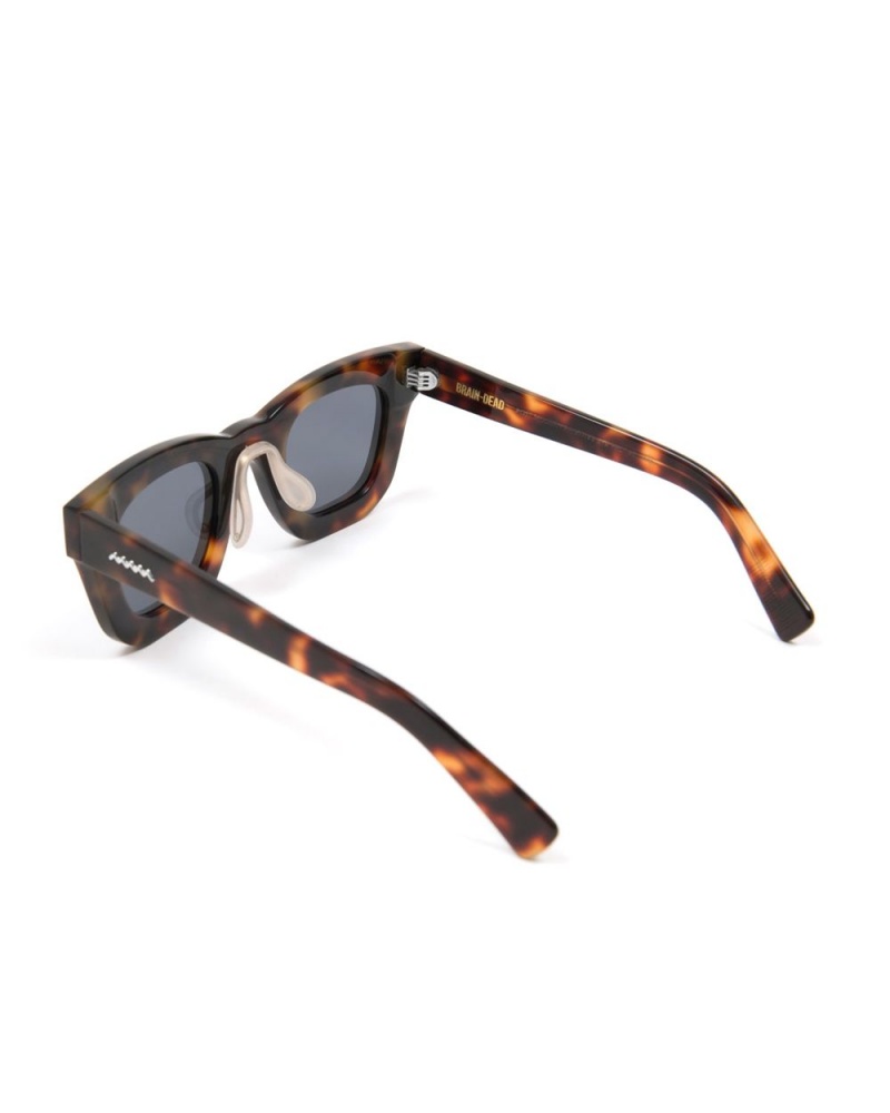 Brown Black Brain Dead Elia Post Modern Primitive Eye Protection Sunglasses | AU 6274019-GJ