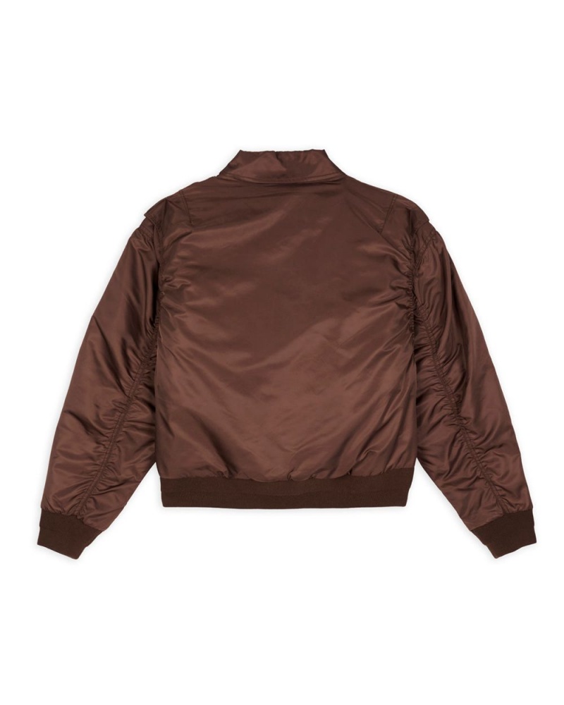 Brown Brain Dead 3d Flight Jacket | AU 2381790-IA