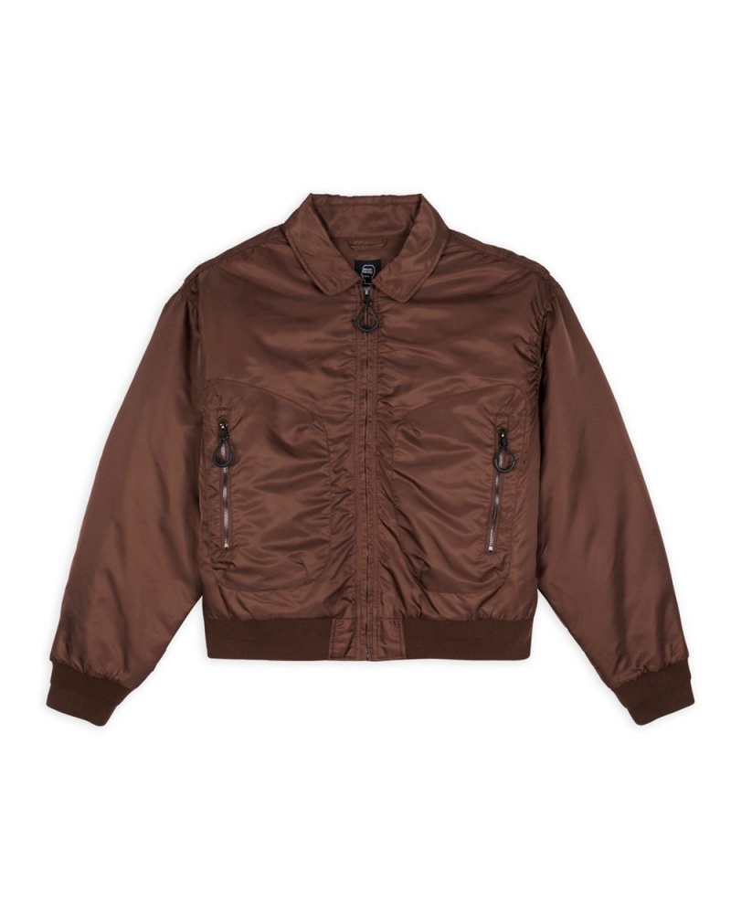 Brown Brain Dead 3d Flight Jacket | AU 2381790-IA