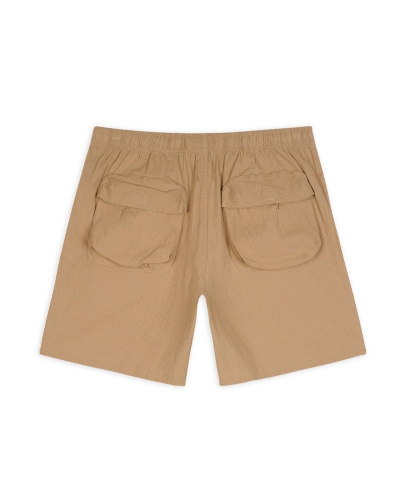 Brown Brain Dead 3d Pocket Mountain Shorts | AU 0745361-CZ