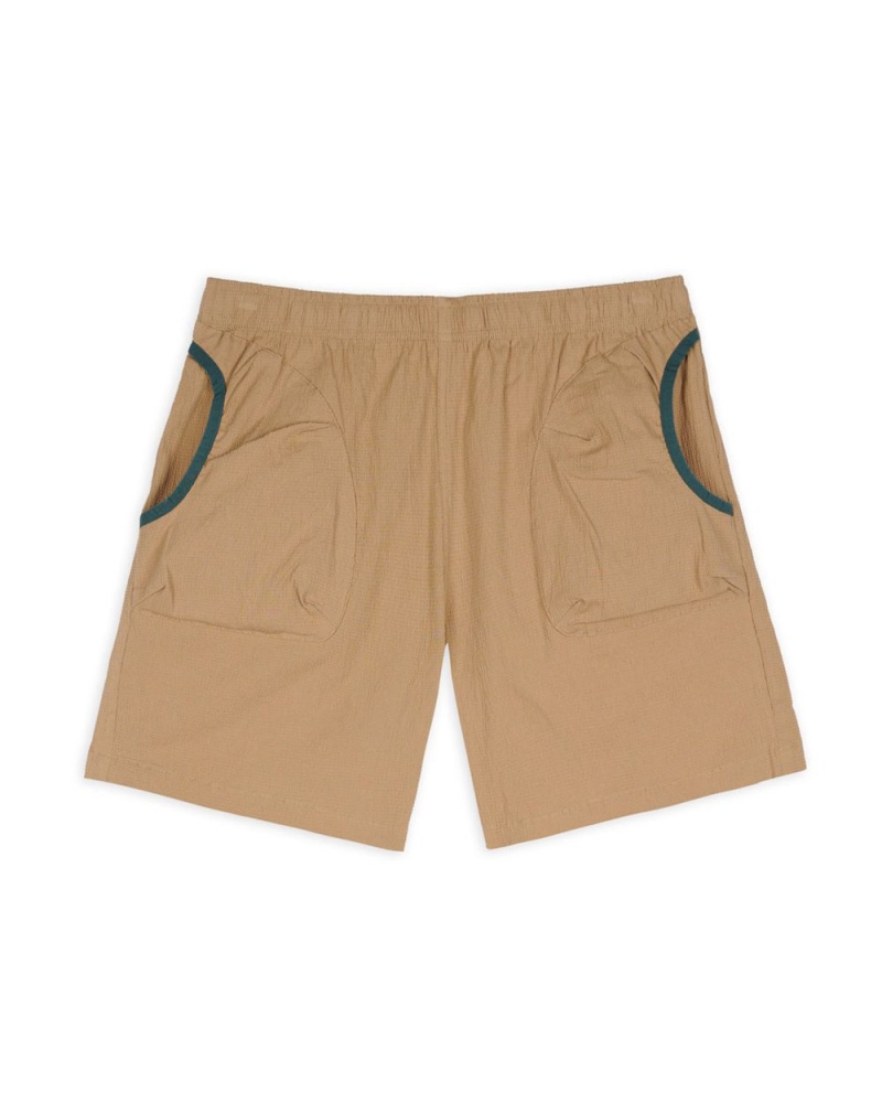 Brown Brain Dead 3d Pocket Mountain Shorts | AU 0745361-CZ