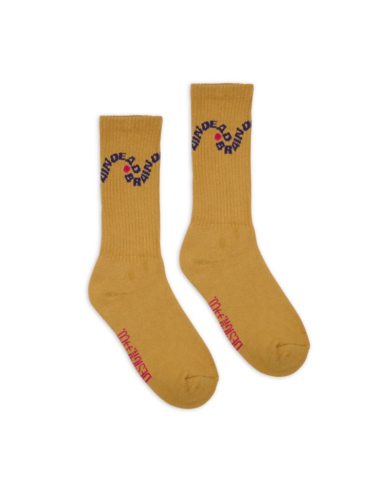 Brown Brain Dead Bd Waves Socks | AU 1792083-DT