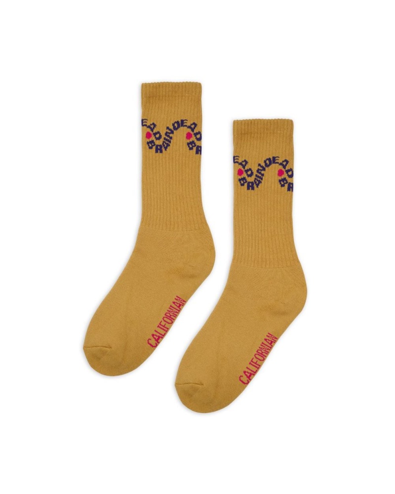 Brown Brain Dead Bd Waves Socks | AU 1792083-DT