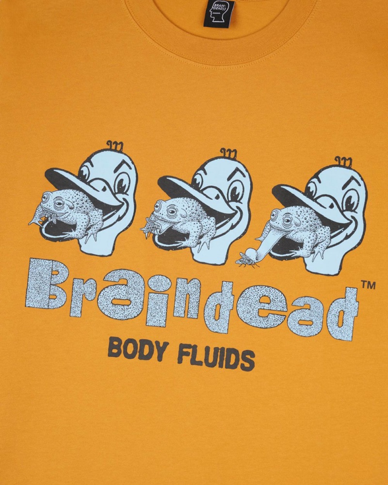 Brown Brain Dead Body Fluids T-Shirt | AU 1824950-SU