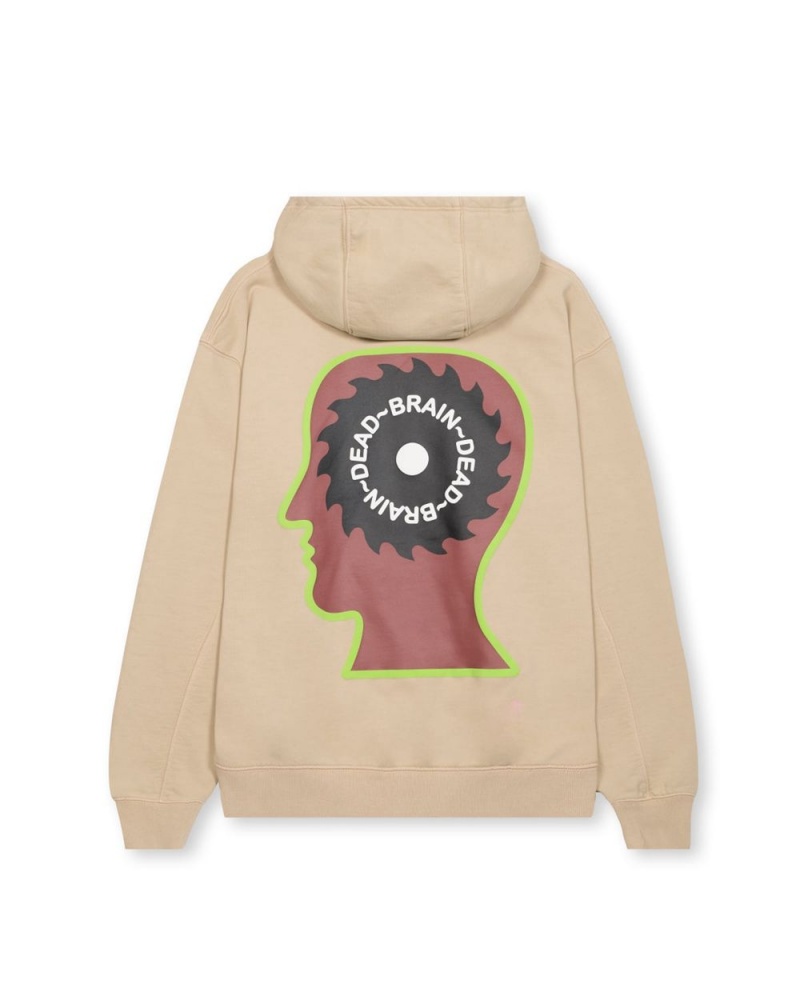 Brown Brain Dead Braino Draino Hoodie | AU 0869574-VF