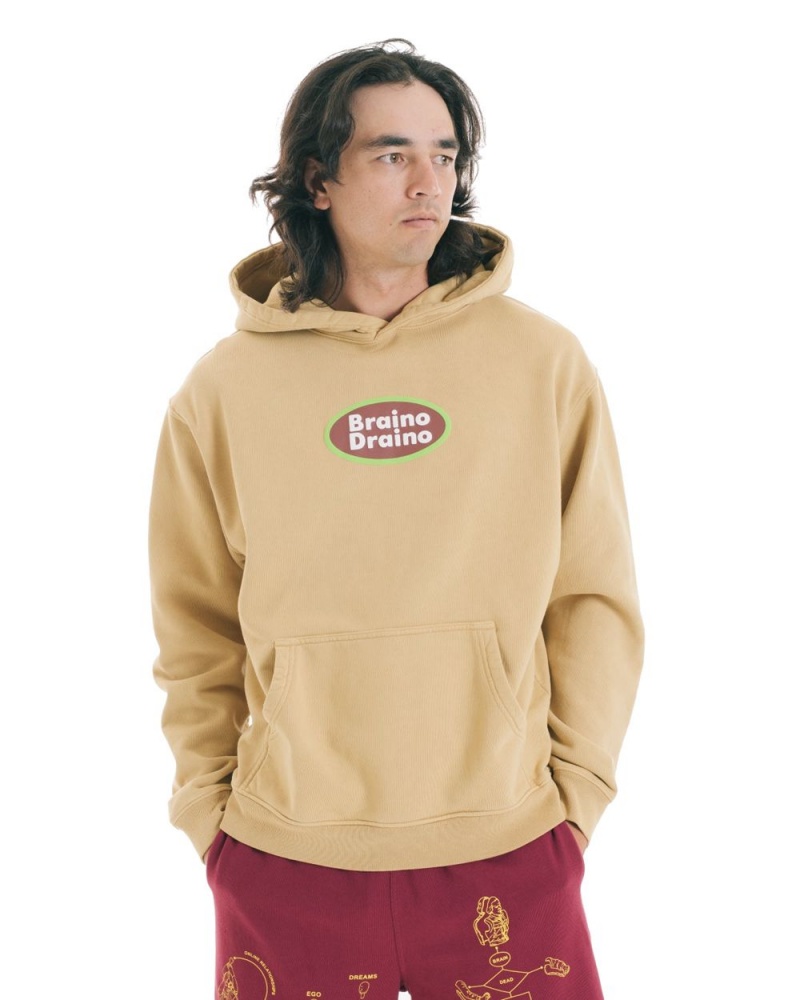 Brown Brain Dead Braino Draino Hoodie | AU 0869574-VF