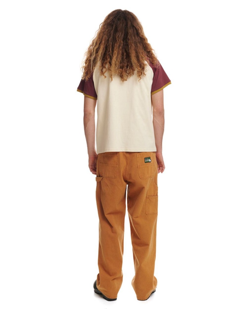 Brown Brain Dead Canvas Gardening Pant | AU 1740986-AP