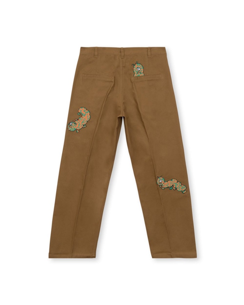 Brown Brain Dead Caterpillar Wide Leg Pant | AU 8496732-FL